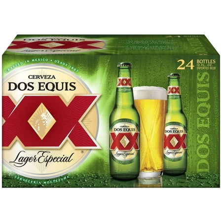 Cerveza Dos Equis Lager Especial Mexican Beer, 24-Pack 12 Oz. Bottles
