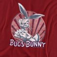thumbnail image 2 of Looney Tunes Wishful Thinking Women's T Shirt, Cardinal, Medium, 2 of 6