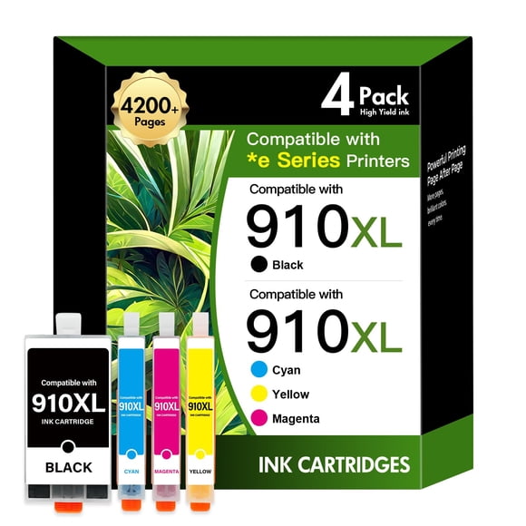 Paquete combinado de cartuchos de tinta VICTONER 910XL 910 para impresora HP