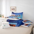 thumbnail image 6 of Castle Fairy Xmas Santa Claus Deer 7-Piece Twin Bedding Sets for Kids Children Boys Girls,Happy New Year Bedding Comforter Set,Merry Christmas Breathable Sheet Sets,Luxury Bedroom Decor, 6 of 8