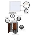 thumbnail image 4 of Gabinete De Baño Con Lavabo VARENNA Y Espejo Decorativo Decomobil, 4 of 6