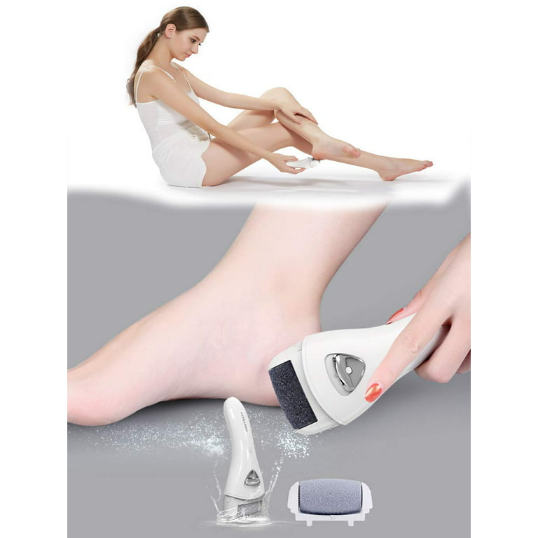 1pc Rechargeable Electric Foot Callus Remover Tool With Vacuum, Waterproof  And Professional For Removing Dead Skin On Feet For Men And Women, Black