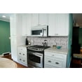 thumbnail image 2 of Greecian White Herringbone Pattern 12 in. x 12 in. x 10 mm Polished Marble Mesh-Mounted Mosaic Tile (9.4 sq. ft. / case), 2 of 5
