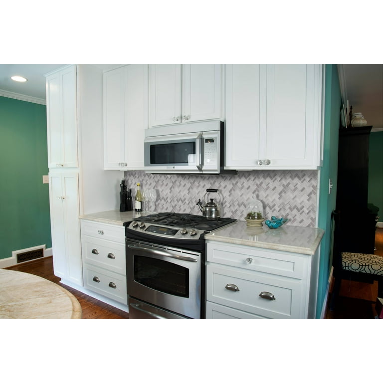 Greecian White Herringbone Pattern 12 in. x 12 in. x 10 mm Polished Marble Mesh-Mounted Mosaic Tile (10 sq. ft./case) Greecian White Herringbone Pattern 12 in. x 12 in. x 10 mm Polished Marble Mesh-Mounted Mosaic Tile (10 sq. ft./case)