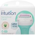 thumbnail image 2 of facai-Intuition Schick Sensitive Skin Womens Razor Refills with Vitamin E & Aloe, Pack of 6, 2 of 4