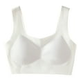 thumbnail image 1 of BYHONG Training Bras For Girls 10 16 Sports Seamless Bra With Removable Padding Bras White 85, 1 of 3
