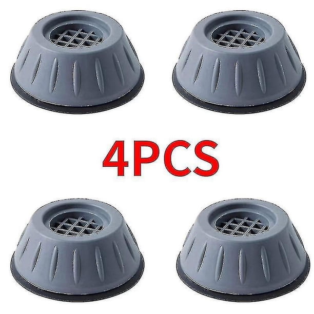 4 almohadillas antivibración para pies, almohadilla antivibración para lavadora, alfombrilla de goma para secadora, almohadilla antideslizante fija universal, rodillo amortiguador