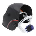thumbnail image 1 of Large Electric Welding Helmet 92.5x42.5mm Large Viewing Screen Argon Arc Welding Dimming Hood Built In Battery, 1 of 8