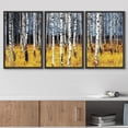 thumbnail image 3 of wall26 Framed Aspen Trees Fall Colors - Canvas Art Wall Art - 24"x36"x3 Black, 3 of 5