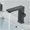 Matte Black, variant on Digital Display Bathroom Basin Faucet Smart LED Brass Deck Mounted Washbasin Crane Hot and Cold Water Faucet Sink Vanity Faucet