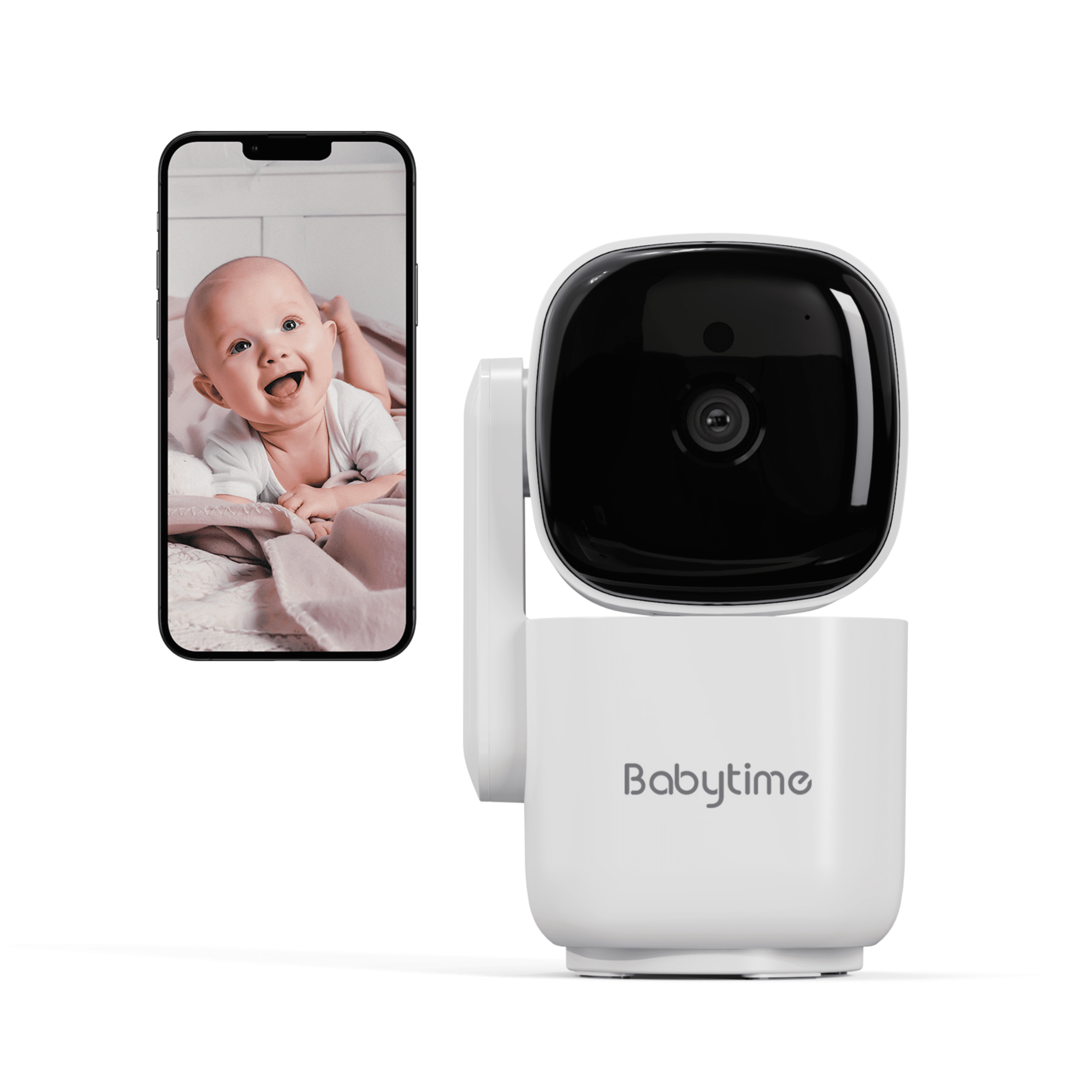 BabyTime Indoor 2K/3MP Pan/Tilt/Zoom WiFi Smart Home Security Camera