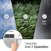 LG 8000 BTU 115V 350 Sq ft Window-Mount Air Conditioners, White