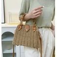 thumbnail image 7 of Kukuzhu Straw Tote Bag for Women Rattan Crossbody Handbags Woven Wicker Clutch Purse Imitation Bamboo Top Handle Shoulder Bag, 7 of 7