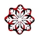thumbnail image 2 of Snowflakes Rug Winter Snowflake Doormat Snowflake Welcome Mat Cute Christmas Decorative Non-Slip Washable Door Mats For Indoor Outdoor Entrance Home Bathroom, 2 of 6