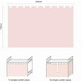 thumbnail image 3 of Bottom Bunk Bed Curtains Dorm Home Blackout Privacy Bed Canopy Dustproof Waterproof Bed Drapes Bedding Curtain Students Dormitory Tent Shading Bed Cloth Curtains for Adults Loft Beds Single Bed, 3 of 3