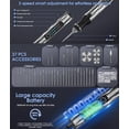 thumbnail image 4 of Newly Upgraded Electric Engraving Pen with 37 Bits,3-Speed Adjust,USB Rechargeable,Rotary Tool for 60+ Surfaces - Mini Electric DIY Engraving Pen Kit Cordless Rotary Tools for Personalization & Gifts, 4 of 13