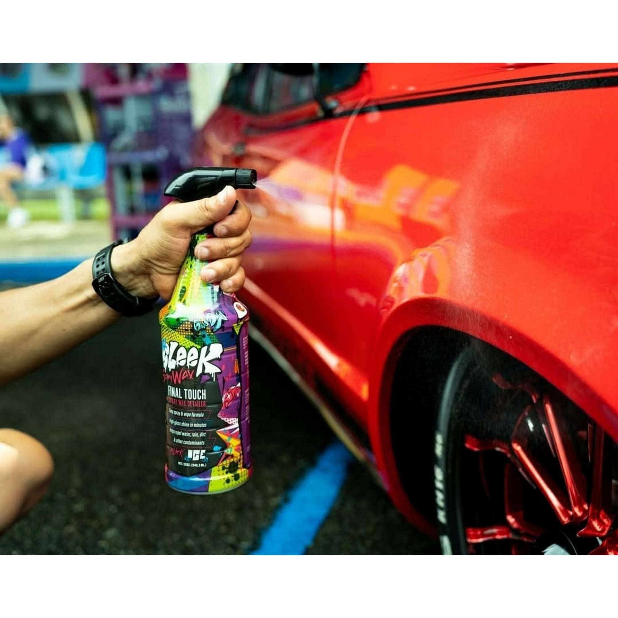 (2 pack) PH Sleek Spray Wax 32oz Black Ice Scent