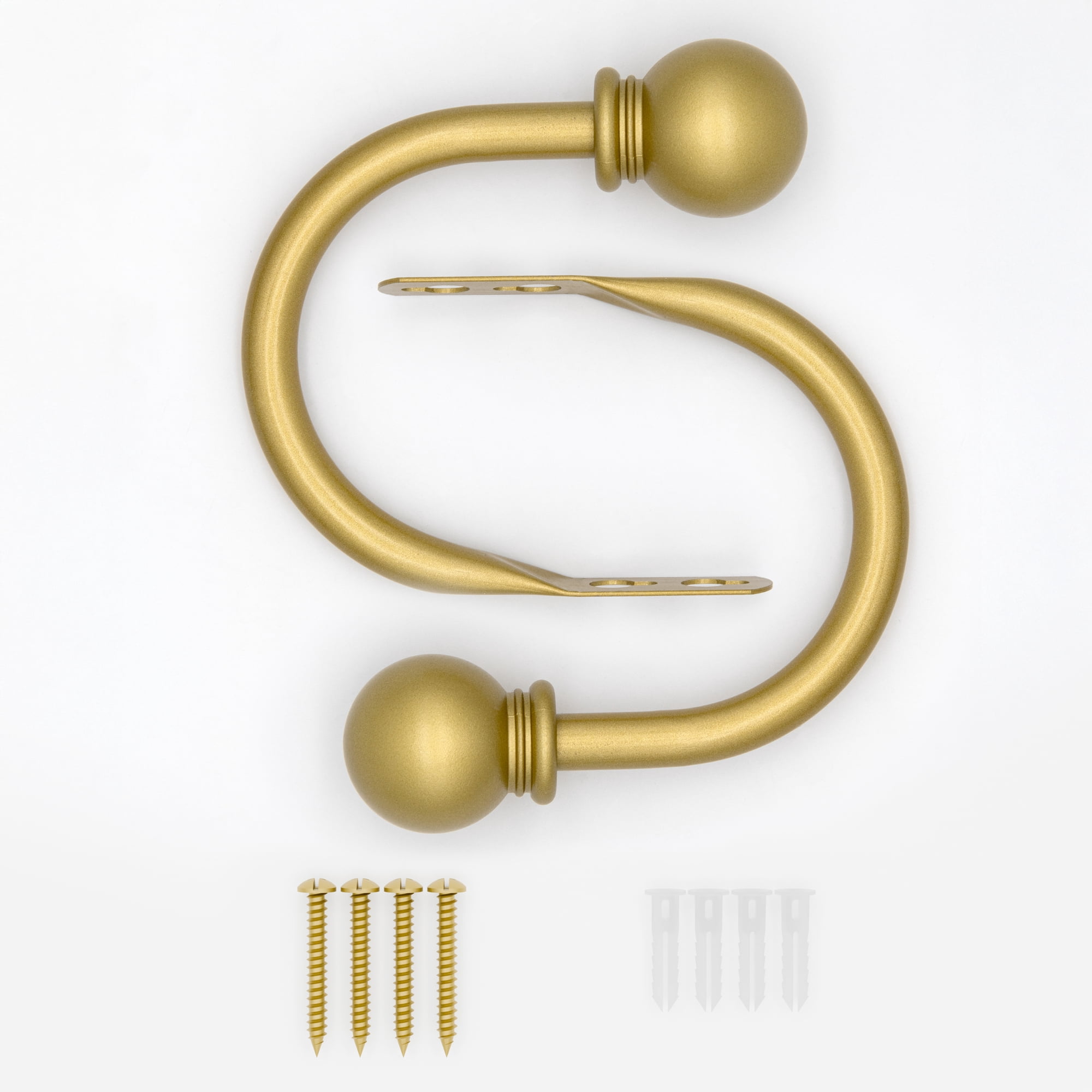 Mainstays Gold Ball Curtain Holdbacks, 2 Count