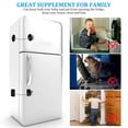 thumbnail image 4 of Cerradura para refrigerador de 4 piezas con 8 llaves, cerradura para congelador, cerradura para gabinete de seguridad para niños con adhesivo para electrodomésticos de cocina, muebles que se pueden abrir, armario deslizante, cajón y asiento de inodoro (blanco, negro) Vhermosa WMZL-2047-3, 4 of 7