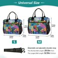 thumbnail image 4 of FORMRS Insulated Lunch Bag for Work School Unisex Large Capacity Cooler with Shoulder Strap, Art Plants, 4 of 6