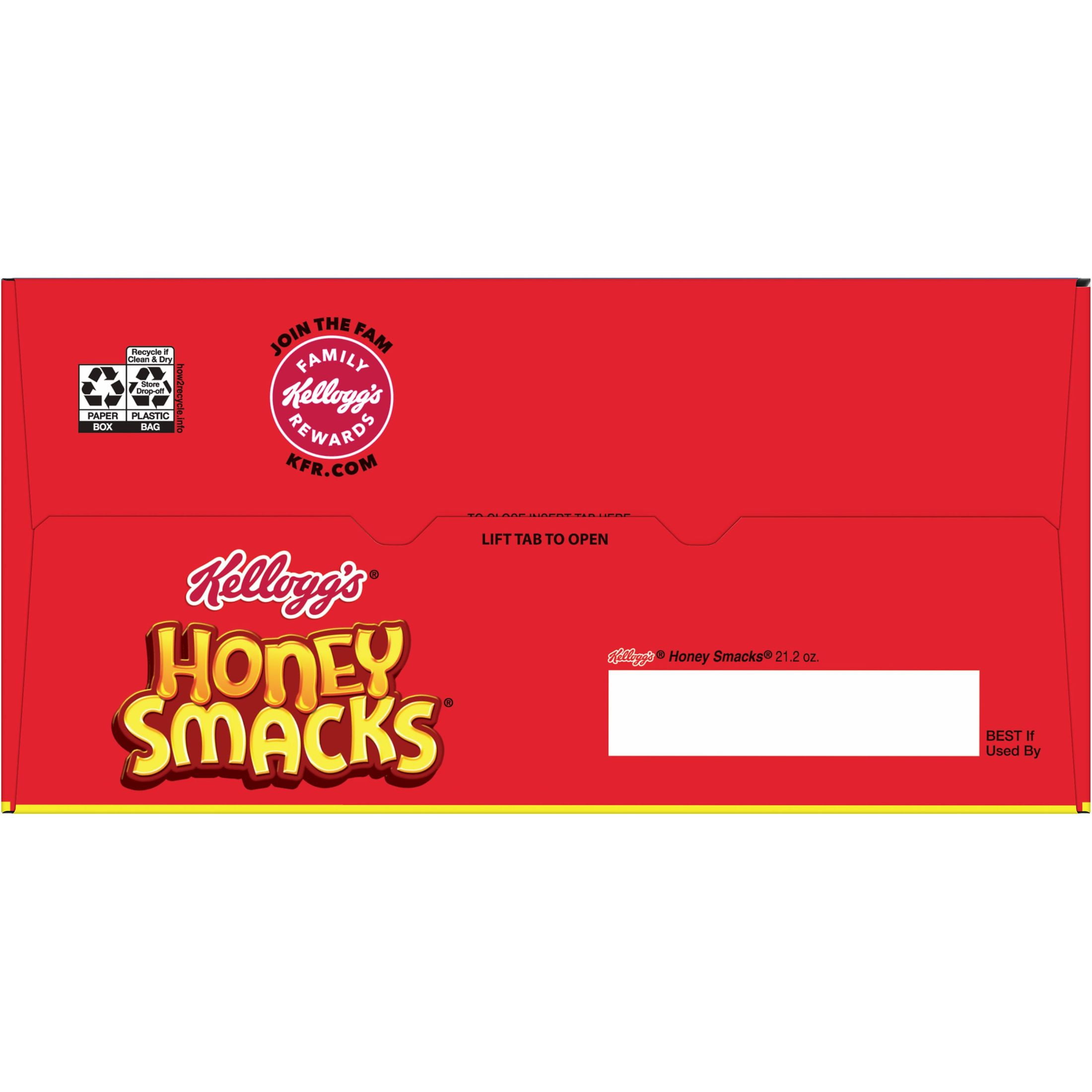 Kellogg's Honey Smacks スタジャン Mサイズ Kellogg's Honey Smacks Cold Breakfast Cereal, Made with
