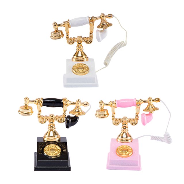 3x Mini Muebles De Accesorios De Bricolaje De Aleación 1/12 Para Accesorios De Casas De Muñecas Zulema muebles de casa de muñecas