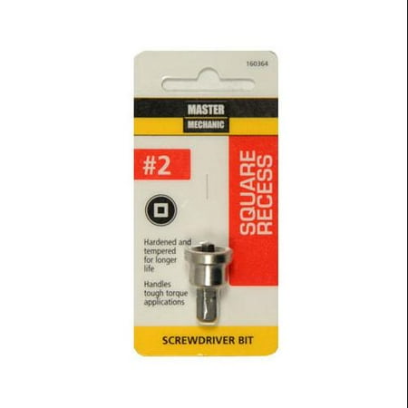 Disston Mm #2 Sq Recess Bit, 160364, (6 Packs Total)