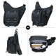 thumbnail image 5 of Bolso Bandolera de Hombro KAUKKO FH03-1-Black Vintage de Lona y Cuero, 5 of 5