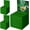 Green, variant on 3-Pack Green Raffle Boxes with Slot, Card Box with Removable Header for Voting, Ballots, Donations & Suggestions, Suitable for Fundraising, Graduation St. Patrick's Day Party DIY Events