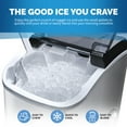thumbnail image 2 of Newair 26 lbs. Nugget Countertop Ice Maker with Soft Chewable Pebble Ice in Stainless Steel, 2 of 18