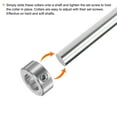 thumbnail image 5 of Uxcell 9/16" Bore 304 Stainless Steel Set Screw Shaft Collars, 1" OD, 7/16" Width 2 Pack, 5 of 6