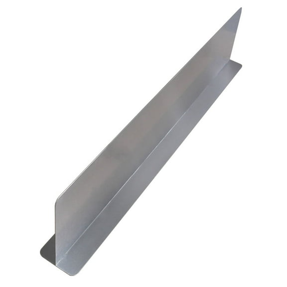 HUBERT Metal Case Dividers Shelf Dividers Stainless Steel T-Shape -25"L x 3"W x 5"H