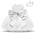 thumbnail image 2 of RIJOPUTY Toddler Flower Girl Dress Girls Sequin Dress Princess Nightgowns Baby Girl Summer Clothes Princess Clothes 3t Ropa De Niña De 3 Años Pijama Niña Trendy Girls Clothes Toddler Girls 4t, 2 of 4