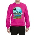 thumbnail image 2 of Tarpon Extreme Unisex Crewneck Graphic Sweatshirt, Fuschia, 2XL, 2 of 3