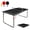 Black, variant on 4.5ft Table Tennis Table, Foldable & Portable Ping Pong Table Set with Net and 2 Paddles, Indoor Game Table for Kids and Adults