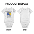 thumbnail image 3 of Not Only Am I Perfect, I'm Bosnian Too! Cute Baby Romper Bodysuit For Boy Girl (White, 3-6 Months), 3 of 5