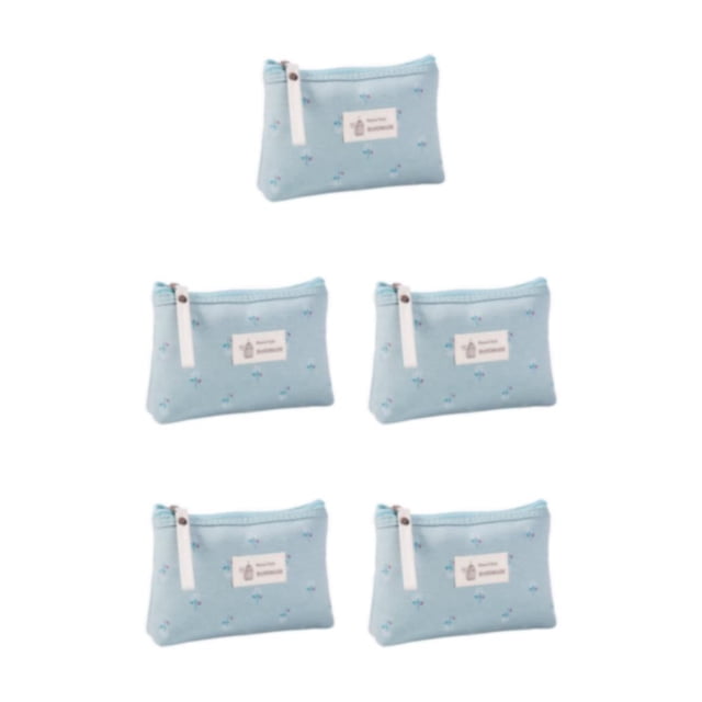 Kearding estuche cosmético bolsa de maquillaje bolsa de almacenamiento lienzo mano de obra exquisito dulce regalo señora accesorios cremallera Type2 NO2