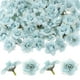 thumbnail image 1 of Uxcell Paquete de 50 Cabezas de Rosas Artificiales, Cabeza de Rosa de Seda Falsa para Bodas/Ramos/Artesanías DIY/Decoración de Fiestas, Cabezas de Flores Falsas [Azul Claro], 1 of 1