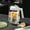 A62, variant on Clearance under $5 Fufafayo Glass Pitcher Jug with Lid,Glass Carafe for Hot/Cold Water, Iced Tea Pitcher, Pitcher for Coffee