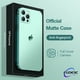 thumbnail image 2 of Ultra Delgado Caso Del Teléfono iPhone 11/12 Pro Max Borde Recto Cuadrado Suave TPU A Prueba De Golpes 12 Chapado Mate, 2 of 4