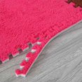 thumbnail image 6 of 10PCS Plush Puzzle Foam Floor Mat for Kids- Thick Interlocking Fluffy Tiles with Border,Square Rug Split Joint Soft Climbing Carpet Mats Shaggy Area Rug for Room Floor-11.8 Inch, 6 of 6