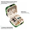 thumbnail image 2 of Panda Travel Portable Square Jewelry Organizer Box - Earring Holder, Ring, Necklace, Bracelet Storage - Suitable for Girls and Women - Jewelry Stand, Jewelry Boxes, 2 of 6