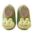 thumbnail image 3 of WERYOUNG Baby Shoes Fashion Cartoon Soft Bottom Baby Toddler Shoes Easy To Crawl Baby Warm Floor Socks Shoes, Green, 2.5-3 Years, 3 of 6