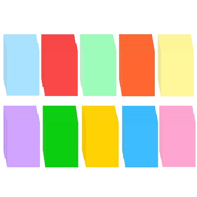 100 Sheets A4 Color Copy Paper 210x297mm/8.3x11.7in Printer Paper 70GSM for Copy Printing Writing Crafts & Art