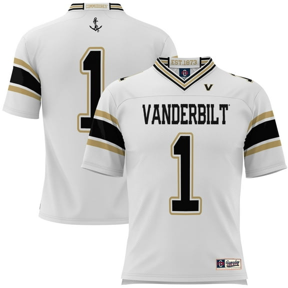 Youth GameDay Greats #1 White Vanderbilt Commodores Football Jersey