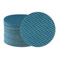 thumbnail image 1 of 70uds Diamante Forma Lijado Discos 6 Pulgadas 80 Grano Gancho y Bucle Azul Rombo Lija Papel Pescado Escama Lijadora Acabado Discos, Húmedo y Seco Pulido, 1 of 6