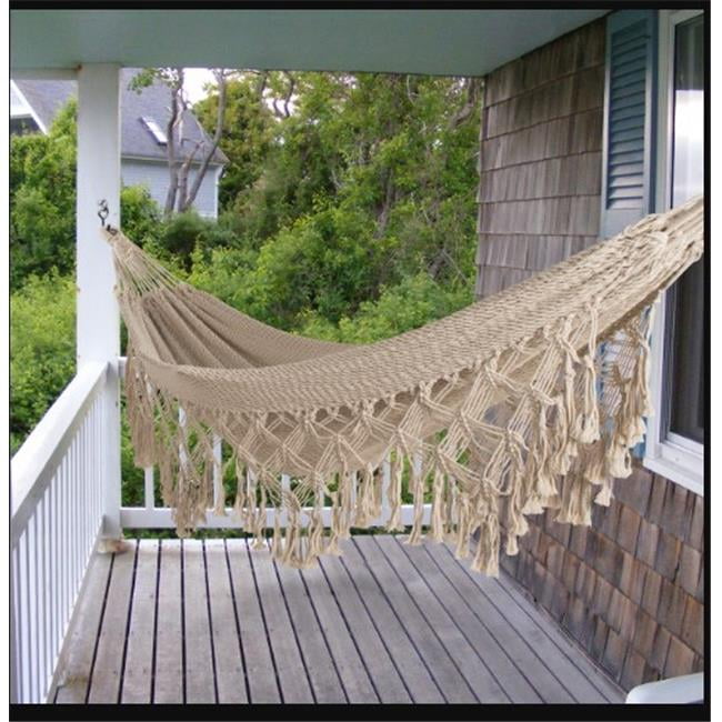 Bliss Hammock BH403RPF 10 ft. Rope Hammock with Decorative Fringes