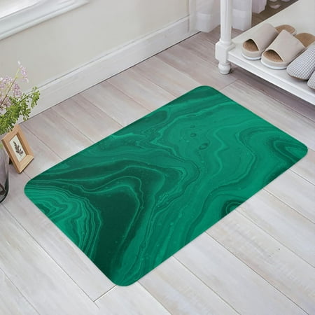 

Abstract Sponge Doormat Indoor Bathroom Mat Absorb Water Non Slip Washable Mud Dirt Trapper Mats Rugs for Entranceinch Teal Green Gradient Artistic Fluid 20x32 Inch