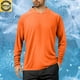 thumbnail image 1 of pstuiky camisetas de manga larga para hombre, Blusa de manga larga con capucha y protector solar de verano para hombre, transpirable, de color liso Tops de hombre s, 1 of 6