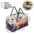 thumbnail image 2 of Horse Large Foldable Decorative Box Storage Bin Oxford Cloth Shopping Bags, 2 of 7